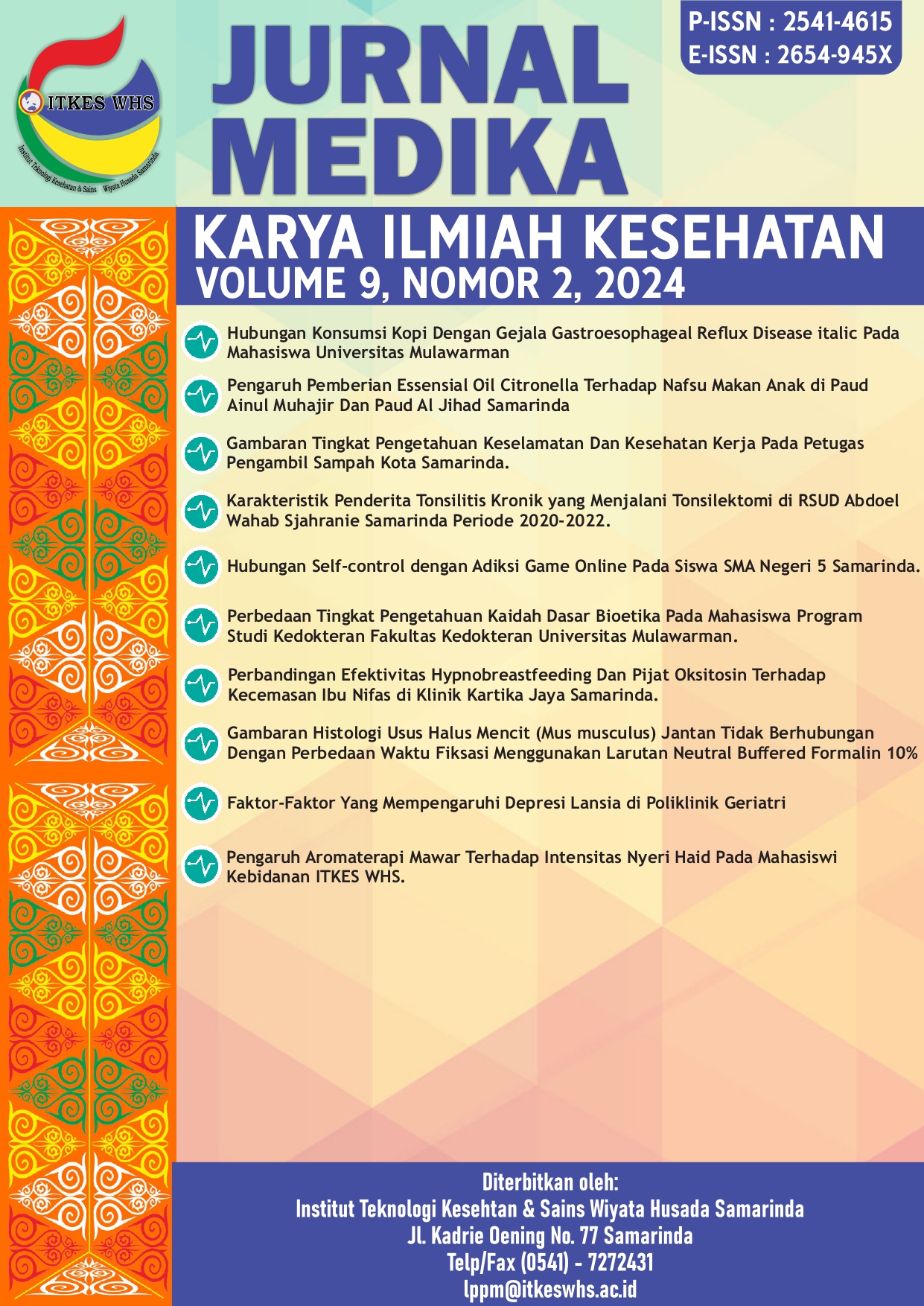 					Lihat Vol 9 No 2 (2024): Jurnal Medika Karya Ilmiah Kesehatan
				